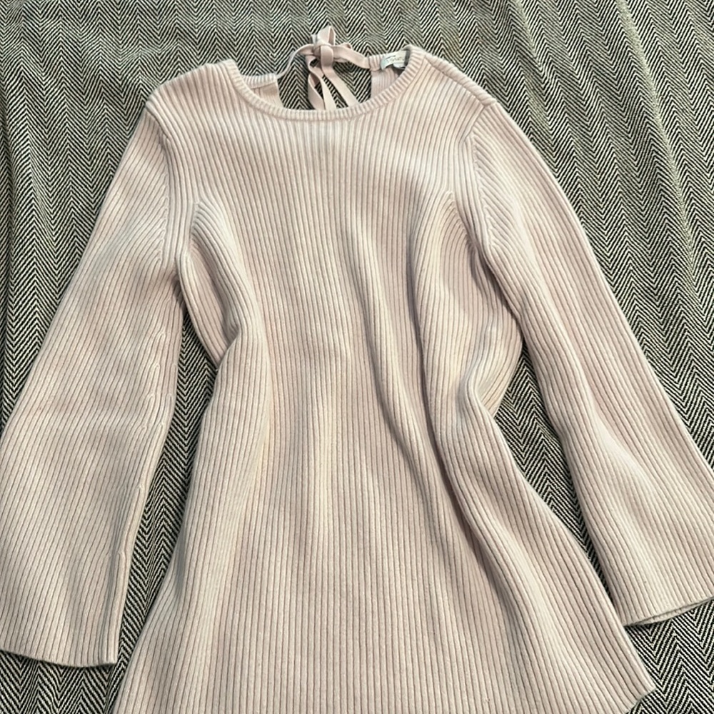 Nordstrom Signature Pale Pink Cashmere Sweater Dress